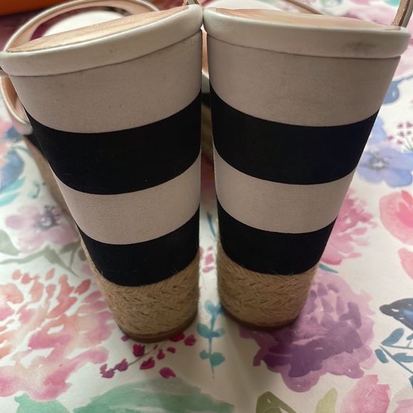 Kate Spade Deanna white vacchetta wedges - Picture 9 of 12